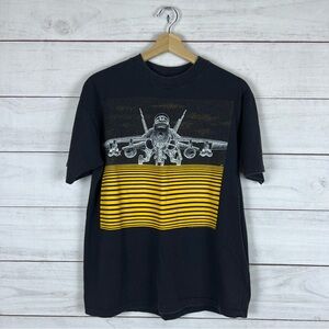 Vintage 1985 Blackbird Hornet Jet T-Shirt Large